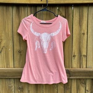 12PM by Mon Ami | Short Sleeve T- Shirt | M | Coral